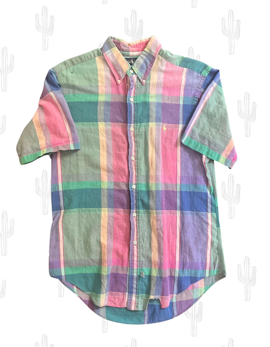 Ralph Lauren Plaid Button Down- L