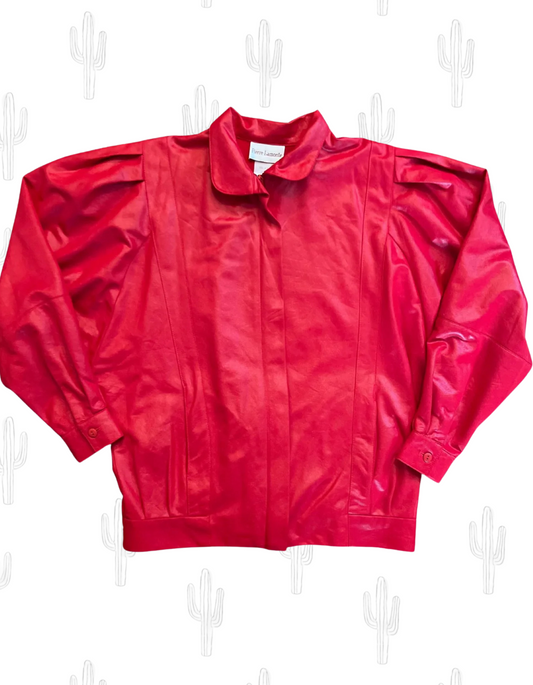 Vintage Pierre Lamonte Red Jacket- M